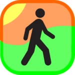 health pedometer android application logo